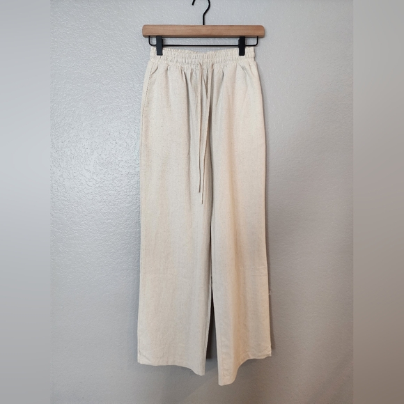 Collared Drawstring Two Piece Pants Set - Picture 15 of 15